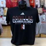 Women's Adidas Gorillas PSU Tee- Black/Red/White