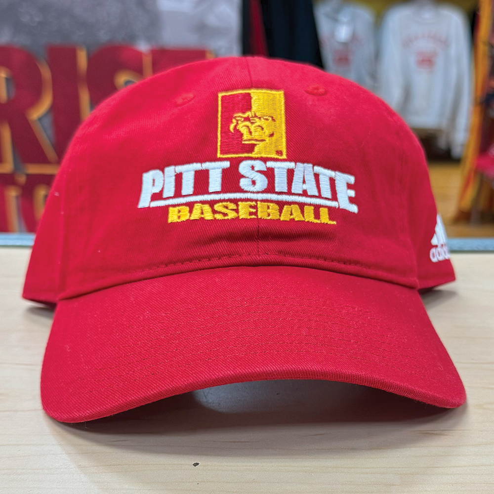 Pitt State Baseball Line Adidas Slouch Hat - Red – Jocks Nitch