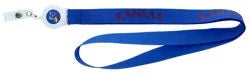 Kansas Jayhawk Badge Holder - Blue/Red