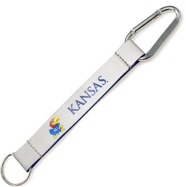 Kansas KU Jayhawk Engraved 12 oz Soda can Holder Rawhide Koozie