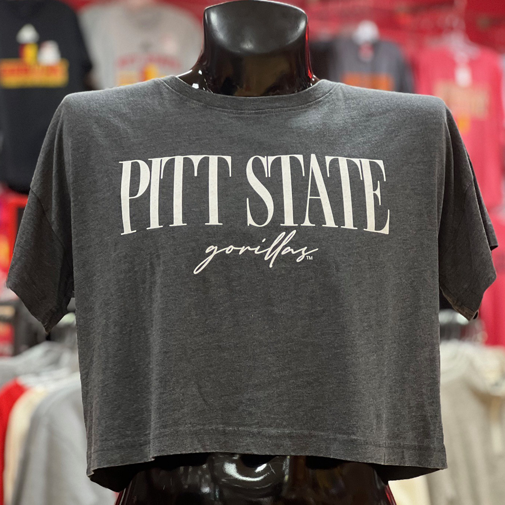 PSU Sunshine Crop Tee- Red, Black