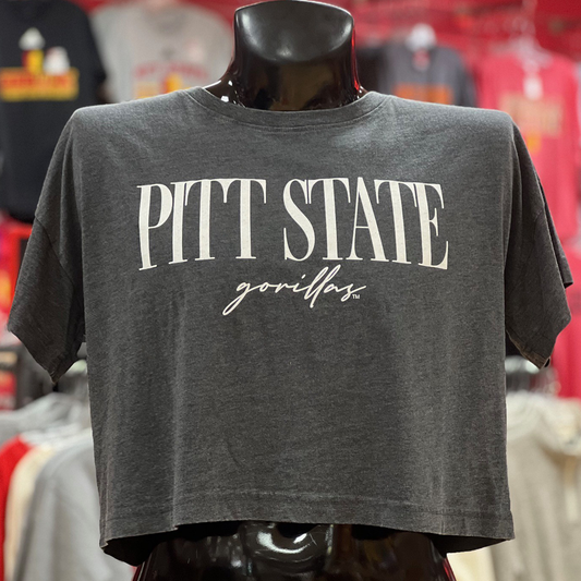 PSU Sunshine Crop Tee- Red, Black