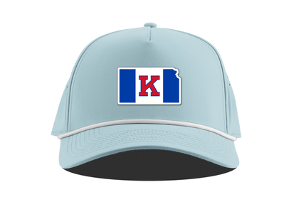 Kansas Jayhawks KS Flag Rope Hat