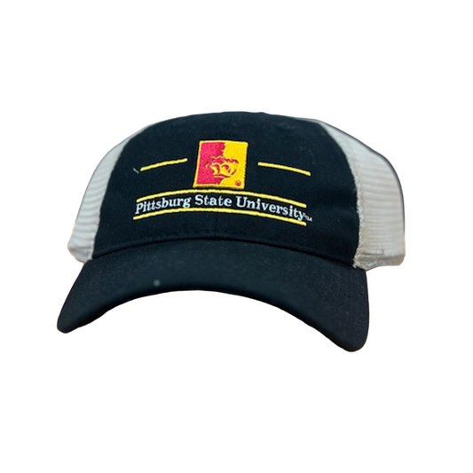 Pitt State University Gorillas Adjustable Hat - Black/Khaki