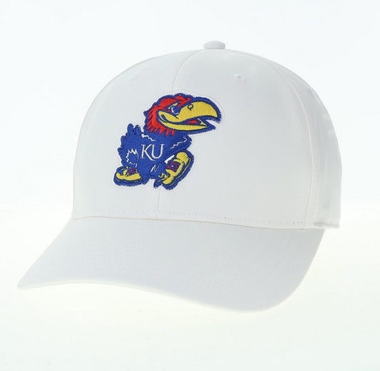Kansas Jayhawks Classic Fitted Hat - White