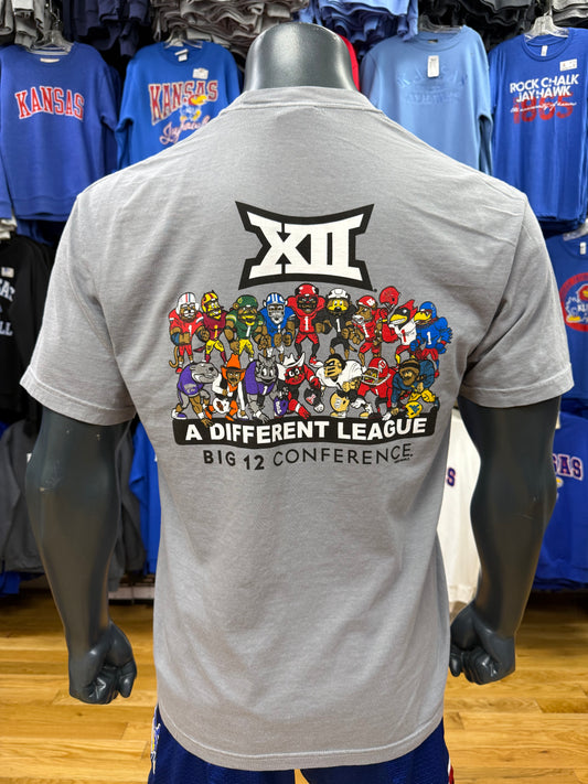 Big 12 Mascot Tee - Grey