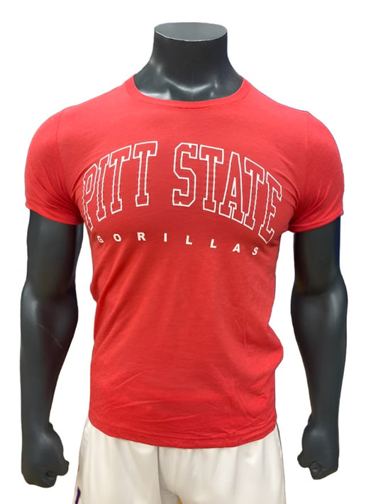 Pitt State Arch Soft Blend Tee - Red Heather