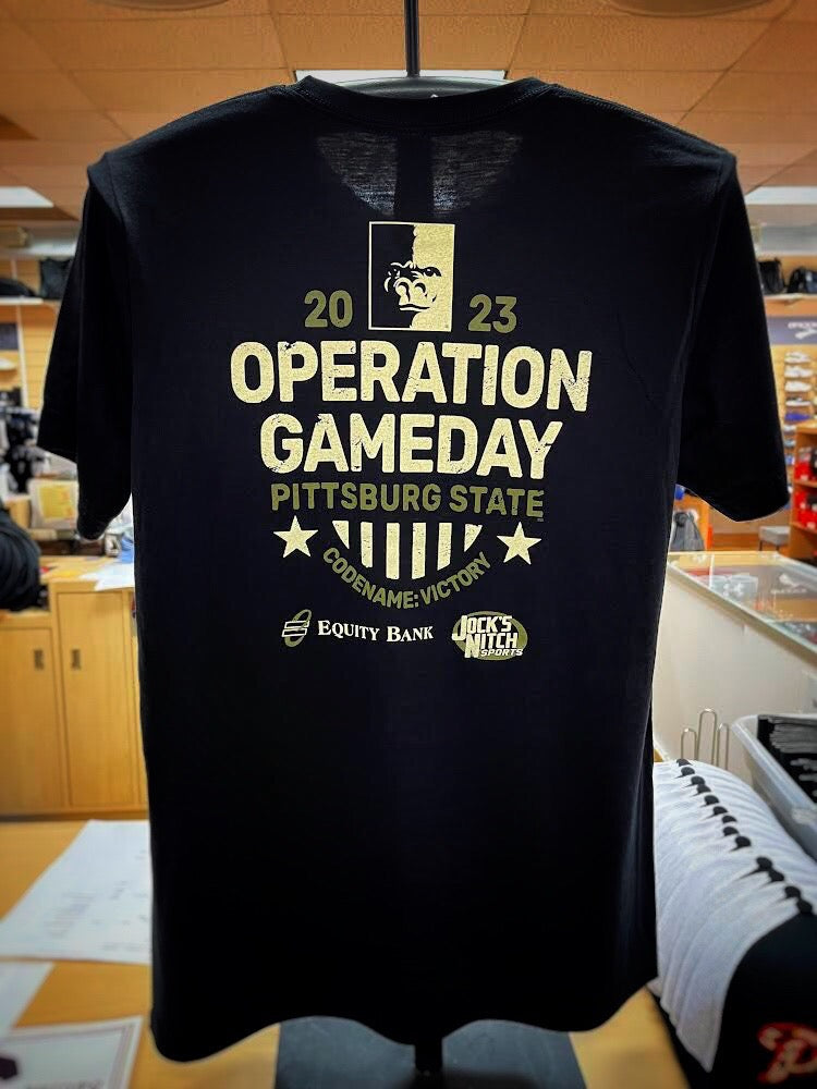Pitt State Operation Gameday Tee - Black