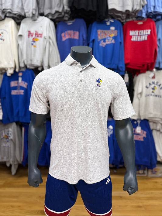 Kansas Jayhawks 1912 Botanical Polo - White
