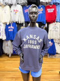 Kansas Jayhawks 1865 Mock - Navy/White