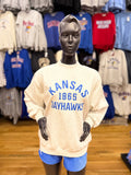 Kansas Jayhawks 1865 Mock - Oatmeal Heather