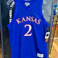 Kansas Jayhawks- Retro Brand-Braun #2 Jersey- Blue
