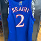 Kansas Jayhawks- Retro Brand-Braun #2 Jersey- Blue