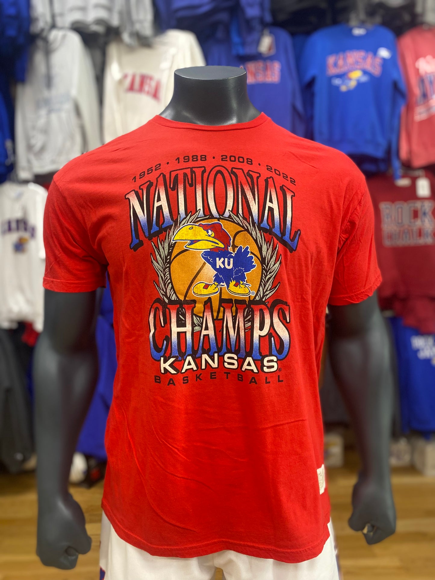 Kansas Jayhawks Basketball National Champs T-Shirt