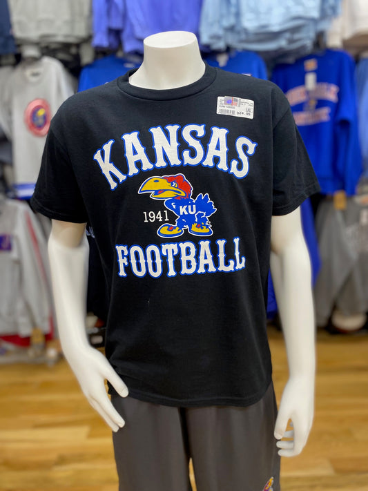 Kansas Jayhawks Youth Arch 1941 Football T-Shirt