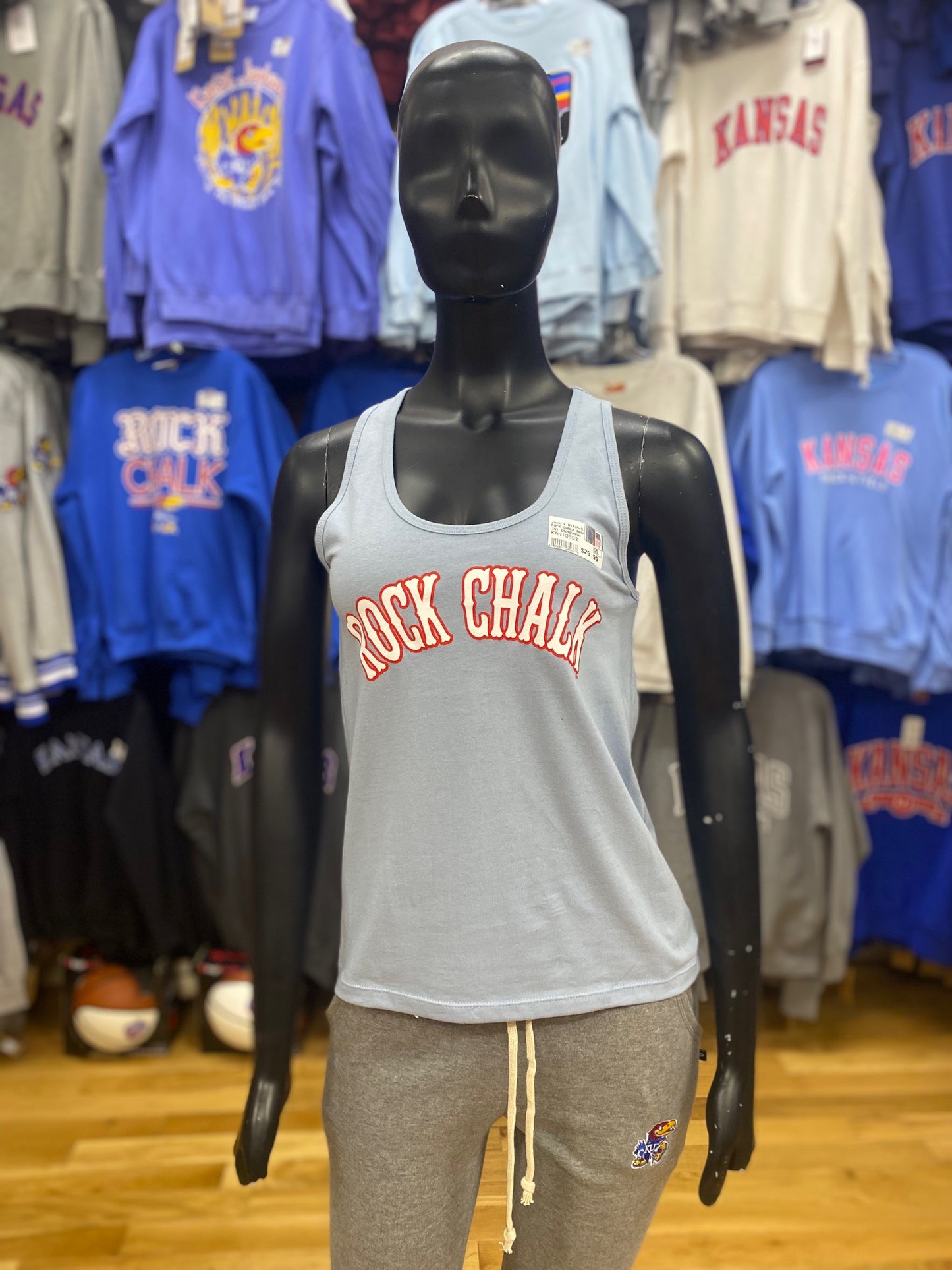 Kansas Jayhawks Rock Chalk Arch Tank