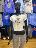 Kansas Jayhawks Big Jay "Go KU" Crop T-Shirt