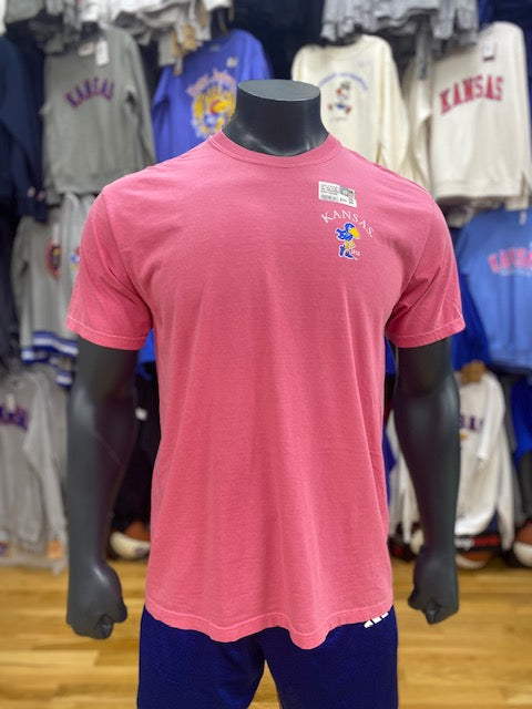 Kansas Jayhawks Gameday Flag T-Shirt - Pink