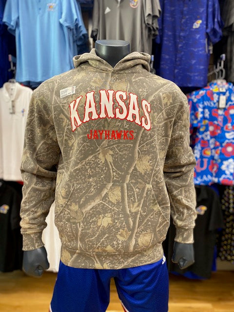 Kansas Jayhawks Arch Camo Hoodie