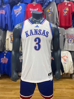 Kansas Jayhawks Tre White #3 Basketball Jersey