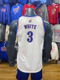 Kansas Jayhawks Tre White #3 Basketball Jersey