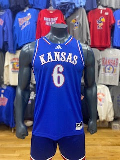 Kansas Jayhawks Samis Calderon #6 Basketball Jersey