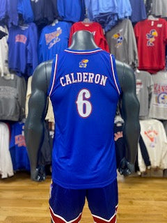 Kansas Jayhawks Samis Calderon #6 Basketball Jersey