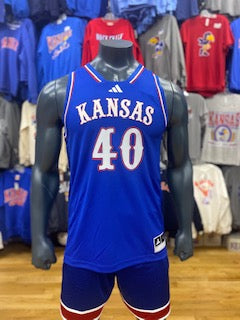 Kansas Jayhawks Flory Bidunga #40 Basketball Jersey
