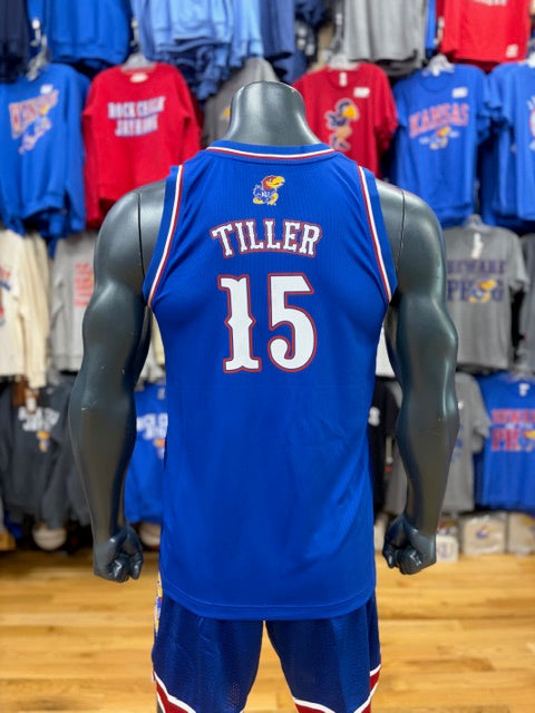Kansas Jayhawks Bryson Tiller #15 Basketball Jersey