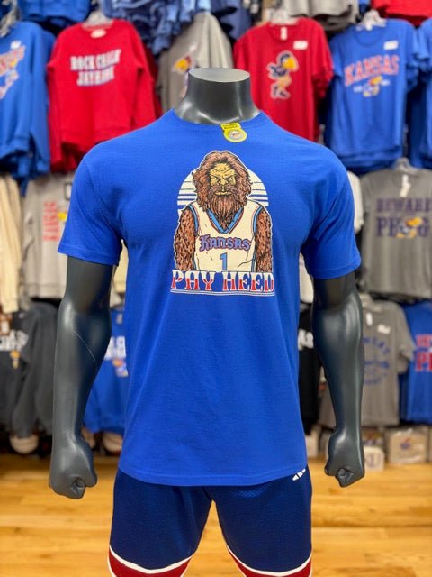 Kansas Jayhawks Bigfoot Basketball T-Shirt