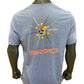Kansas Jayhawks Hooked on the Hawks Triblend T-Shirts - Blue