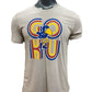 Kansas Jayhawks Vault 1912 Logo Go KU Triblend T-Shirt - Grey