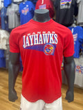 Kansas Jayhawks Basketball Slant T-Shirt - Red