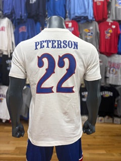 Kansas Jayhawks Adidas Darryn Peterson Jersey T-Shirt - White