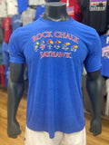 Kansas Jayhawks Rock Chalk Jayhawk Evolution Triblend T-Shirt - Royal Blue