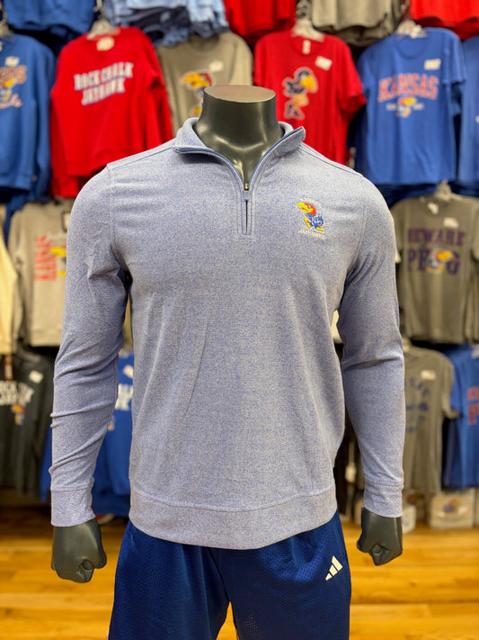 Kansas Jayhawks Subtle 1/4 Zip Jacket
