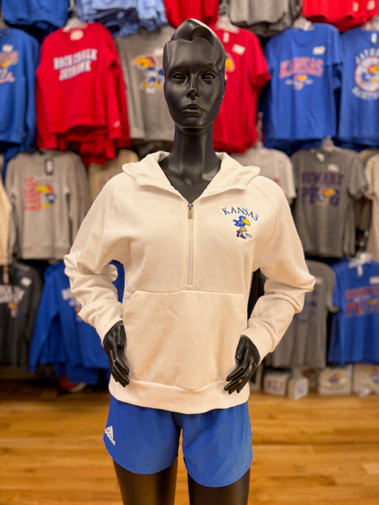 Kansas Jayhawks 1912 Women's 1/2 Zip Hoodie