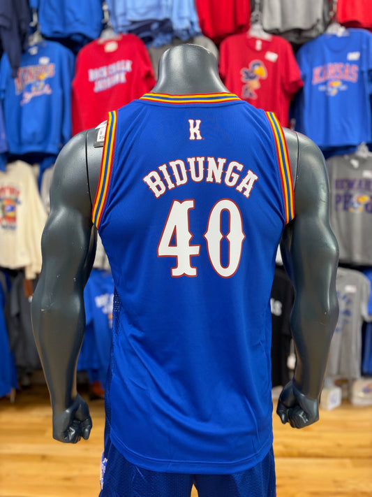 Kansas Jayhawks Officially Licensed #40 Flory Bidunga '88 Jersey