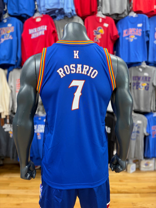 Kansas Jayhawks Officially Licensed #7 Kohl Rosario '88 Jersey