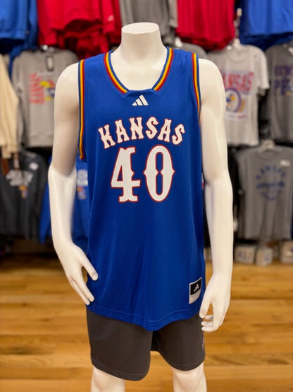 Kansas Jayhawks Officially Licensed #40 Flory Bidunga Youth Jersey