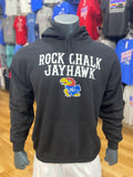 Kansas Jayhawks Rock Chalk Jayhawk Hoodie - Black