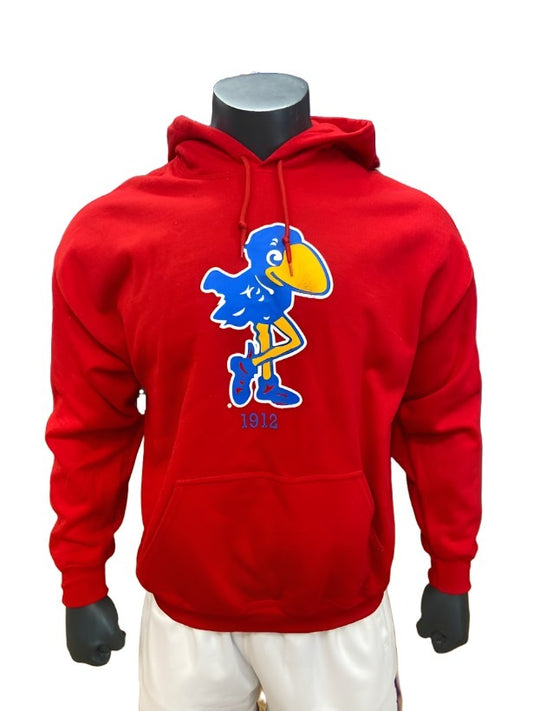 Kansas Jayhawks Vault 1912 Big Logo Hoodie - Red