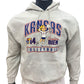 Caroline Bien Kansas Volleyball Hoodie - Light Grey