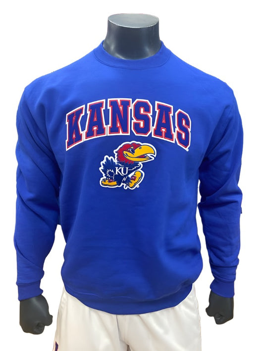 Kansas Jayhawks Champion Crewneck - Royal Blue