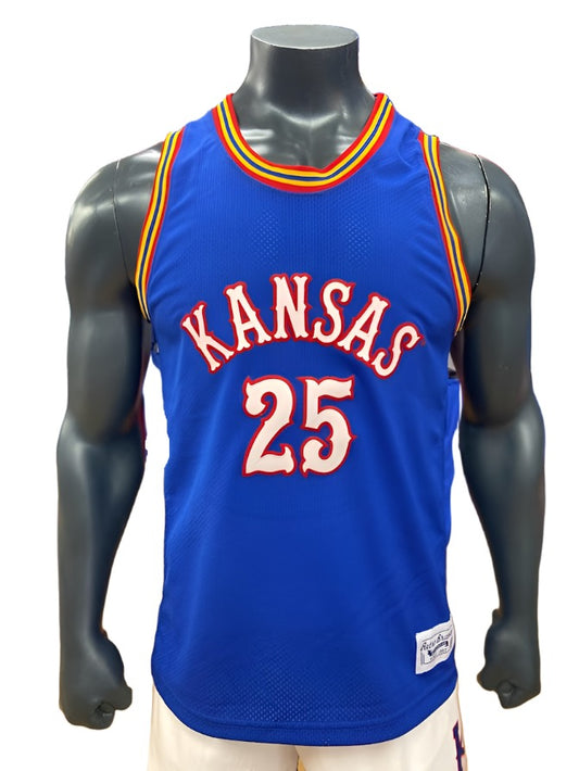 Danny Manning Kansas Basketball Jersey #25 - Royal