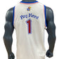 Kansas Jayhawks Pay Heed Basketball Jersey - White