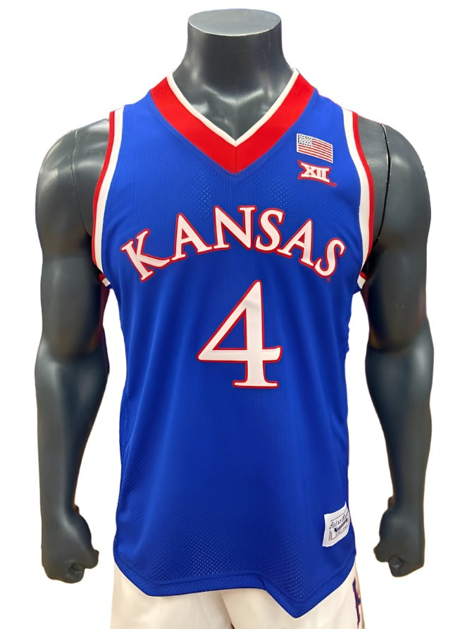 Devonte Graham Kansas Basketball Retro Jersey #4 - Royal