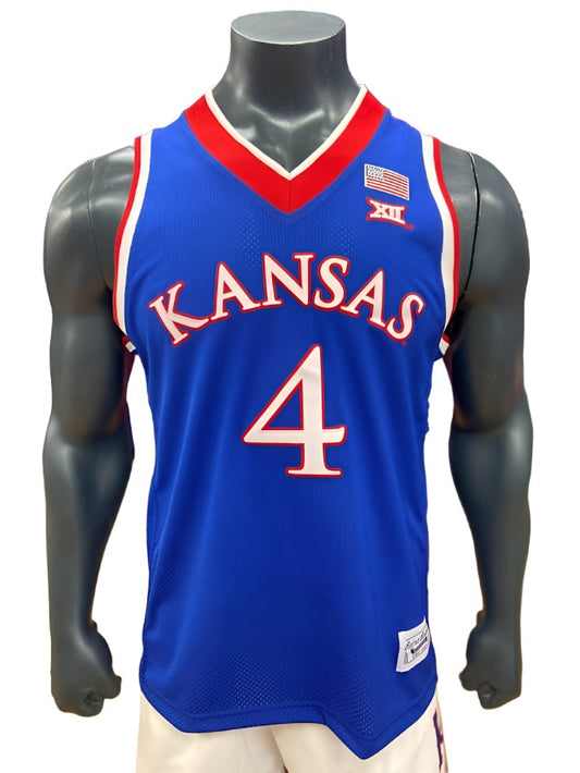 Devonte Graham Kansas Basketball Retro Jersey #4 - Royal
