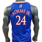KJ Adams Jr. Kansas Basketball Jersey #24 - Royal