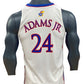 KJ Adams Jr. Kansas Basketball Jersey #24 - White